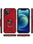 iPhone 12 Mini İçin Çift Katmanlı Halkalı Standlı Kılıf (Yurt Dışından) 2
