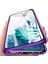 Samsung Galaxy S20 Fe İçin 360 Derece Tam Koruma Şeffaf Manyetik Metal Bumper Kılıf (Yurt Dışından) 1