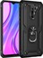 Xiaomi Redmi 9 İçin Çift Katmanlı Halkalı Standlı Kılıf (Yurt Dışından) 1