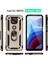 Motorola Moto G Power 2021 İçin Çift Katmanlı Halkalı Standlı Kılıf (Yurt Dışından) 2