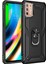 Motorola Moto G9 Plus İçin Çift Katmanlı Halkalı Standlı Kılıf (Yurt Dışından) 1