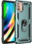 Motorola Moto G9 Plus İçin Çift Katmanlı Halkalı Standlı Kılıf (Yurt Dışından) 1