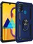 Samsung Galaxy M30S İçin Çift Katmanlı Halkalı Standlı ShockProof Kılıf (Yurt Dışından) 1