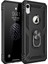 iPhone XR İçin Çift Katmanlı Halkalı Standlı ShockProof Kılıf (Yurt Dışından) 1
