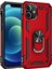 iPhone 12 Mini İçin Çift Katmanlı Halkalı Standlı Kılıf (Yurt Dışından) 1
