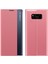 Samsung Galaxy S8 İçin İnce Flip Pu Deri Pencereli Standlı Kılıf (Yurt Dışından) 2