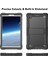 Galaxy Tab A7 Lite 8.7 inç İçin 3 Katmanlı Standlı Shockproof Tam Koruma Kılıf (Yurt Dışından) 3