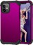 iPhone 12 Mini İçin Yumuşak Silikon Pc Bumper 3'ü 1 Arada ShockProof Korumalı Kılıf (Yurt Dışından) 1