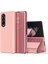 Samsung Galaxy Z Fold 3 5G İçin Flip Standlı Deri Ayna Pencereli Kılıf (Yurt Dışından) 1