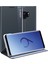 Samsung Galaxy S9 İçin İnce Flip Pu Deri Pencereli Standlı Kılıf (Yurt Dışından) 1