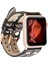 Apple Watch Uyumlu Kordon Ely Çift Tur Siyah Deri Rst1 1