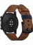 Honor Magic Watch 2 42 mm Uyumlu Deri Kordon Spor Dikişli Deri Kayış 2