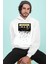 Kaset Teypbeyaz Kapüşonlu Erkek Sweatshirt 1