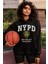 Nypd Siyah Kapüşonlu Kadın Sweatshirt 1