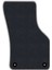 Renault Clio 2 1998-2004 Siyah Halı Gri Kenar Petek Topuk 2250 gr Paspas 3