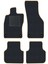 Honda Civic 2001-2006 Sedan Siyah Halı Bej Kenar Çapraz Çizgi Topuk 2250 gr Paspas 1