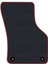 Honda Civic Fb-Fg 2012-2015 - Hatchback Siyah Halı Bordo Kenar Petek Topuk 2250 gr Paspas 3