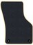 Renault Megane 3 Coupe 2009-2016 Siyah Halı Bej Kenar Petek Topuk 2250 gr Paspas 3