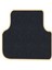 Honda Civic Fk-Fn 2012-2016 Hatchback Siyah Halı Bej Kenar Baklava Topuk 2250 gr Paspas 4