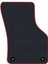 Honda Civic Euro Sedan 1995-2001 Siyah Halı Bordo Kenar Baklava Topuk 2250 gr Paspas 3