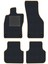 Honda Civic 2001-2006 Sedan Siyah Halı Bej Kenar Deri Petek Topuk 2250 gr Paspas 1