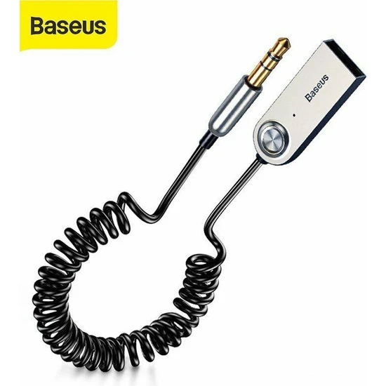 Baseus BA01 Bluetooth Aux 3,5mm USB Araç Transmitter Mikrofonlu CABA-01