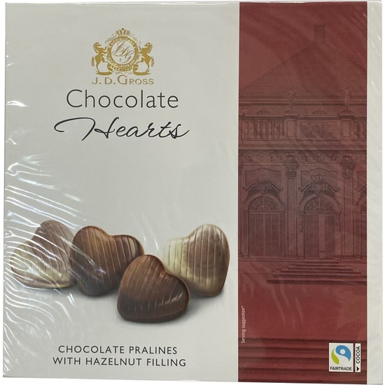J. D. Gross Hearts Kalp Belçika Çikolatası 200 gr Fiyatı