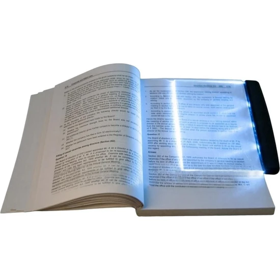 Murat Home Kitap Arası Okuma Işığı Panel Aydınlatıcı LED Işık Aydınlatma