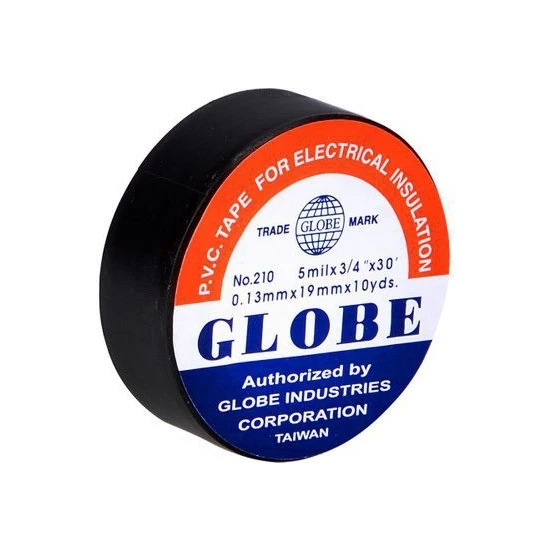 Globe 19MM Elektrik Pvc  Izole Bant Izolasyon Bandı,globe Bant Siyah,izole Bant Globe,elektrik Bantı