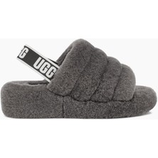 UGG Antrasit Kadın Ev Terlik 1095119 Ugg W Fluff Yeah Slıde Charcoal (Antrasıt)