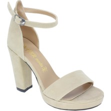 Trendyshoes 03295 7 cm Kadın Kalın Topuk Ayakkabı