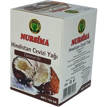 Nursima Bitkisel Hindistan Cevizi Yağı 150 ml Katı