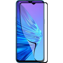 Kzy Realme 5 Tam Kaplayan Fiber Nano Ekran Koruyucu Cam