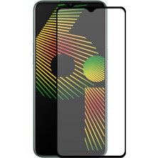 Kzy Realme 6i Tam Kaplayan Temperli Ekran Koruyucu Cam