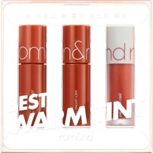 Romand Rom&nd Best Tint Edition Warmtone Pick - Sıcak Tonlar Mini Ruj Seti