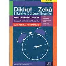 Dikkat ve Zeka Akademisi 10-11 Yaş 10 Dakikalık Testler Uzaysal ve Mekânsal Beceriler