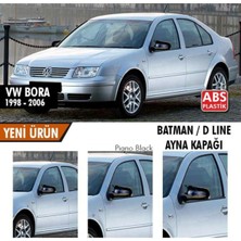 Vw Bora 1998 - 2006 Yarasa Ayna Kapağı ( Piona Black )