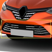 Oto Krom Details Renault Clio 5 Krom Ön Tampon Çıtası 10 Parça 2019 Ve Üzeri