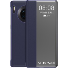 Eabhulie Huawei Mate 30 Pro Için Ince Pencereli Flip Deri Kılıf (Yurt Dışından)