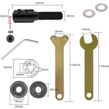 Depolife Motor Mili Için Bağlantı Şaftı Somunlu Anahtarlı Kaplin Seti Disk Bağlama Adaptörü Okul Proje Uygulama