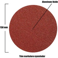 Badem10 10 Adet Cırt Zımpara 150 mm Spiral Taşlama 40 Kum