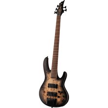 Esp Ltd D-5 Black Natural Burst Satin Bas Gitar