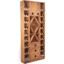 Monywood Şaraplık Dolabı Masif Ahşap MDP0536