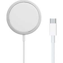 Alisverishopping Apple iPhone Uyumlu Magsafe Kablosuz Şarj Aleti ve 20W Adaptör