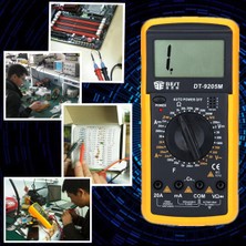 Xyanling Multimetre DT9205M 3 1/2 Ac/dc LCD Elektrik Dijital Multimetre Metre Dama Volt  Ohm Test Cihazı