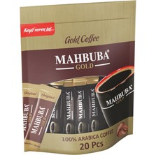 Mahbuba Coffee Çözünebilir %100 Arabica Hazır Gold Kahve Tam Kıvamında 20x2gr