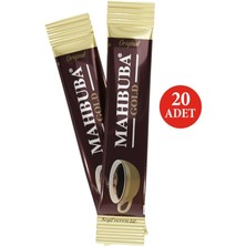 Mahbuba Coffee Çözünebilir %100 Arabica Hazır Gold Kahve Tam Kıvamında 20x2gr