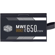Cooler Master Mwe 650W V2 80+ Bronze 2 x Eps Aktif PFC 120 mm Fanlı PSU (MPE-6501-ACABW-BEU)