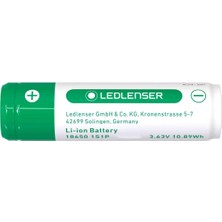 Extreme Outdoor Ledlenser 18560 Pil 2500 Mah