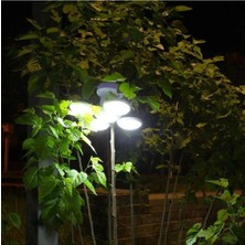Loggia Solar Güneş Enerji ve USB Sarjlı 5 Kanatlı Bahçe Aydınlatma LED Askılı Pratik Kamp Lamba